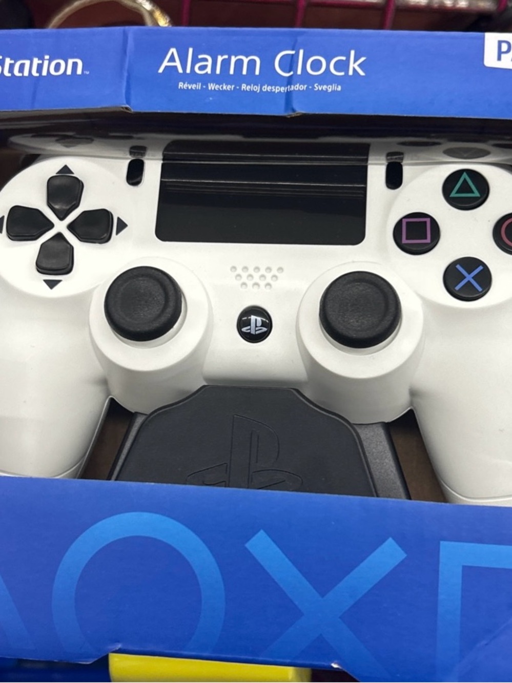 Sony White PlayStation Controller Alarm Clock